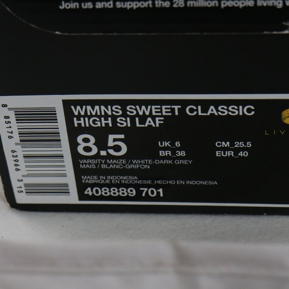 SOLD NIKE x Livestrong Sweet Classic High Sneakers - Picture 8 of 8
